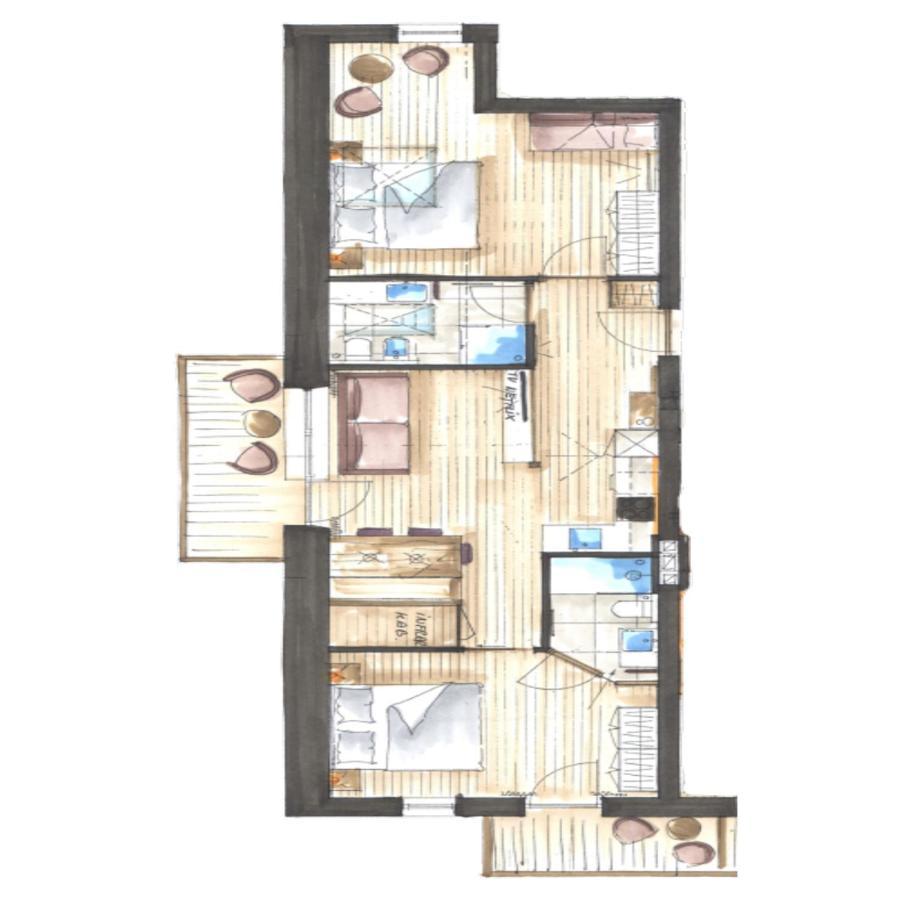 Unterweckerlerhof Apartment Santa Maddalena in Casies Екстериор снимка
